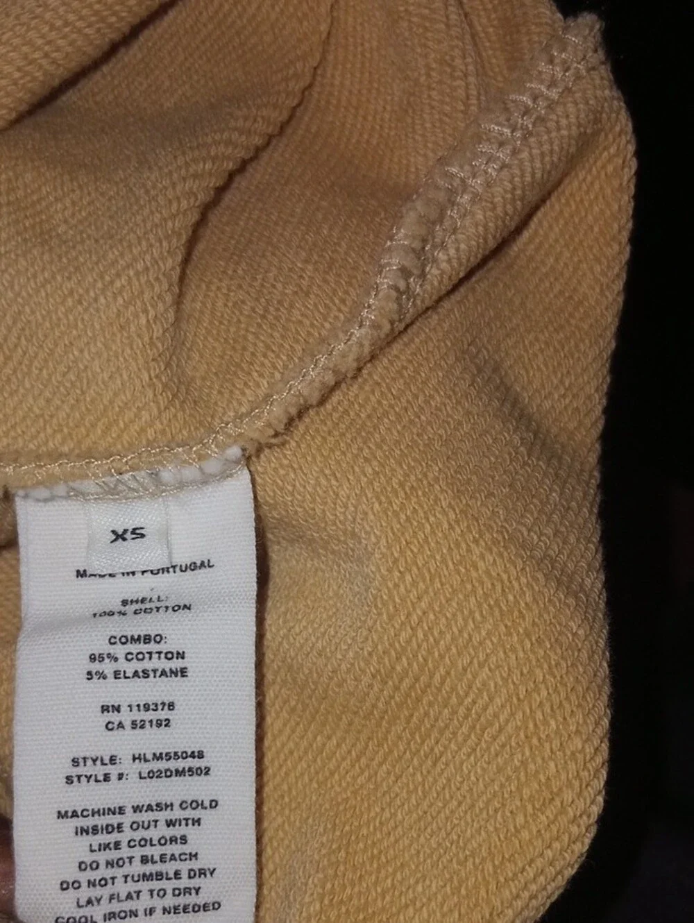 Helmut Lang  Tan Crewneck Sweater